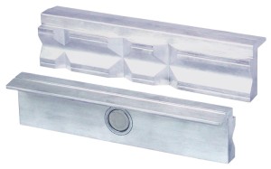 Szczęka ochronna do imadła typ P do szerokość szczęk 120 mm Pryzmaty aluminium 1