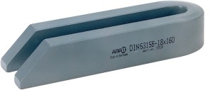 Docisk widlasty DIN 6315B szerokość szczeliny 11 mm długość 100 mm do śruby mocu