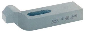 Łapa dociskowa DIN 6316 do rowka teowego 12 + 14 + 16 mm długość 125 mm AMF