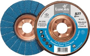 Tarcza lamelowa (listkowa) SLTT Z Power śred. 125 mm uziarnienie 60 płaska INOX