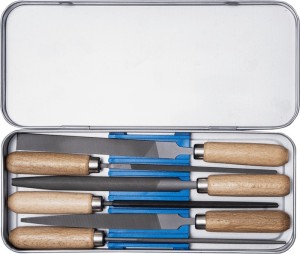 Zestaw pilników kluczykowych długość 100 mm nacięcie 2 skrzynka metalowa PFERD T
