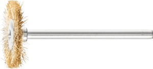 Miniszczotka tarczowa RBU 2202/3 MES 0,10 średnica 22 x szerokość 2 x dł. 6 mm m