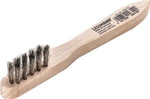 Szczotka do świec zapłonowych długość 150 mm 0,15 mm drut stalowy VA falowany 3-