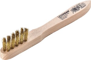 Szczotka do świec zapłonowych długość 150 mm 0,15 mm drut mosiężny falowany 3-rz
