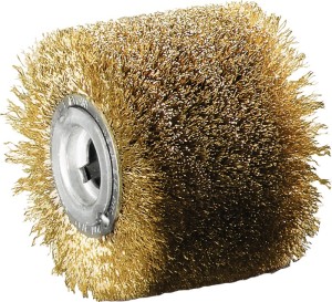 Walec satynujący drut skręcany śred.100 x szer.70 mm 19,2 mm LESSMANN