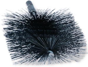 Szczotka do czyszczenia kotłów grz. długość 170 mm śred. 50 mm stal długość drut
