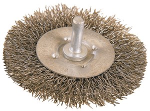 Szczotka tarczowa śred. 100 mm grubość drutu 0,2 mm stal 12 mm 4500 min-¹ OSBORN