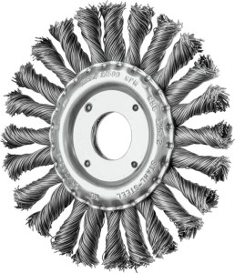 Szczotka tarczowa RBG 12512/22,2 CT ST 0,50 śred. 125 mm grubość drutu 0,5 mm st