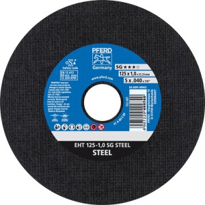 Tarcza tnąca SG STEEL średnica 125 x 1 mm prosta stal otwór 22,23 mm PFERD