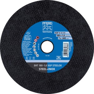 Tarcza tnąca SGP STEELOX średnica 180 x 1,6 mm prosta INOX otwór 22,23 mm PFERD