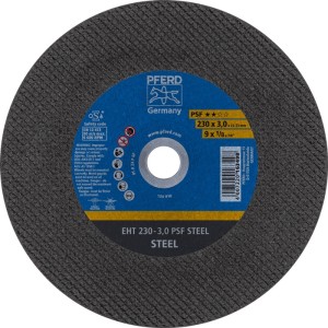 Tarcza tnąca PSF STEEL średnica 230 x 3 mm prosta stal otwór 22,23 mm PFERD