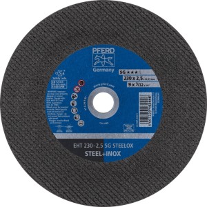 Tarcza tnąca SG STEELOX średnica 230 x 2,5 mm prosta INOX otwór 22,23 mm PFERD