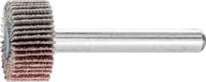 Ściernica wachlarzowa śred.20 x wys.10 mm uziarnienie 80 korund śred. trzpienia