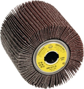 Walec satynujący SM 611 S 60 brązowy śred.100 x szer.100 mm 19 mm KLINGSPOR