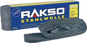 Wełna stalowa drobna 00 200 g RAKSO