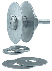 Uchwyt MN-AC pasuje do krążków do czyszczenia zgrubn. śred. trzpienia 6 mm do śr