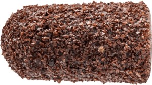 Kapturek ścierny POLICAP średnica 5 x wys. 11 mm uziarnienie 80 WRC walcowy brąz