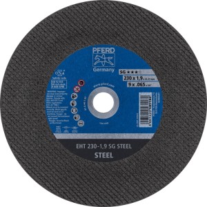 Tarcza tnąca SG STEEL średnica 230 x 1,9 mm prosta stal otwór 22,23 mm PFERD