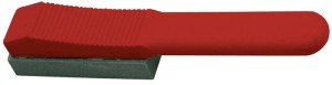 Docierak ręczny dł. 125 x szer. 25 x wys. 20 mm 360 czerwony MÜLLER
