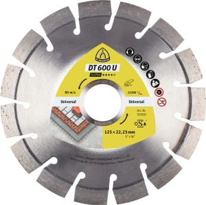 Diamentowa tarcza tnąca DT 600 U Supra śred. 230 mm otwór 22,23 mm wys. segmentu