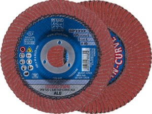 Tarcza lamelowa (listkowa) POLIFAN® A SGP CURVE ALU śred. 125 mm uziarnienie 40