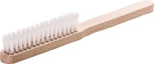 Drobna szczotka długość 225 mm 0,30 mm nylon długość drutu: 110 mm, 4 rzędy 12 L