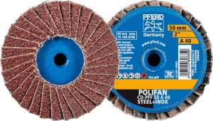 Tarcza szlifierska lamelowa (listkowa) COMBIDISC-Mini-POLIFAN śred. 50 mm uziarn
