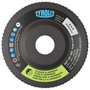Tarcza lamelowa (listkowa) PREMIUM TWINFLAP D/C śred. 125 mm uziarnienie 120 28