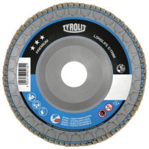 Tarcza lamelowa (listkowa) LONGLIFE C-TRIM śred. 125 mm uziarnienie 60 płaska IN