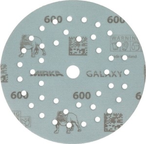 Krążek ścierny na rzep GALAXY Grip Multifit 125 mm, uziarnienie 600 do drewna /