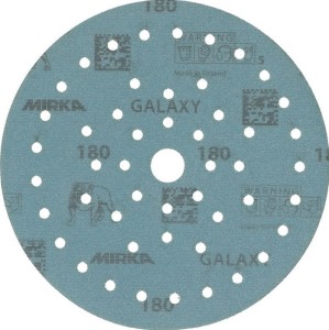 Krążek ścierny na rzep GALAXY Grip Multifit 150 mm, uziarnienie 180 do drewna /