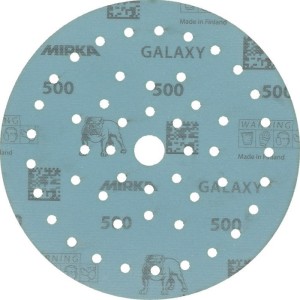 Krążek ścierny na rzep GALAXY Grip Multifit 150 mm, uziarnienie 500 do drewna /