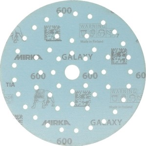Krążek ścierny na rzep GALAXY Grip Multifit 150 mm, uziarnienie 600 do drewna /