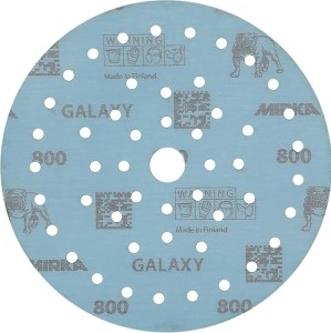 Krążek ścierny na rzep GALAXY Grip Multifit 150 mm, uziarnienie 800 do drewna /