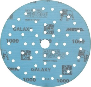 Krążek ścierny na rzep GALAXY Grip Multifit 150 mm, uziarnienie 1000 do drewna /