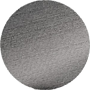 Krążek ścierny na rzep siatka metalowa 225 mm uziarnienie 120 węgl. krzem. MENZE