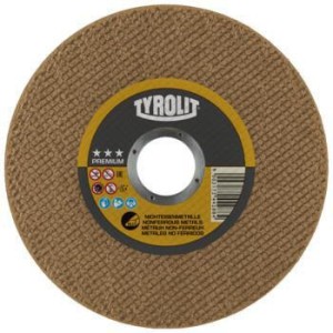 Tarcza tnąca Premium śred. 125 x 1 mm prosta metale nieżelazne otwór 22,23 mm TY