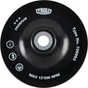 Tarcza oporowa podkładek włóknistych PAD UNI śred. 125 mm M14 twarda TYROLIT
