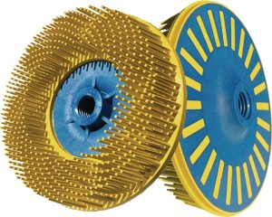 Szczotka tarczowa Sunburst śred. 115 mm M14 grubość drutu 1,25 mm tworzywo sztuc