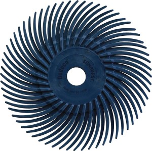 Promieniowa szczotka tarczowa PREMIUM SUNBURST śred. 76 mm uziarnienie 400 niebi