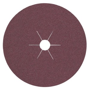 Tarcza fibrowa CS 561 śred. 115 mm uziarnienie 36 do drewna / metalu korund KLIN
