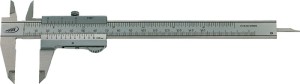 Suwmiarka DIN 862 DUO-FIX 150 mm śruba ustal. / blokada chwil. położenia prostok