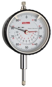 Czujnik zegarowy M2 TK 10 mm odczyt 0,01 mm wskaźnik współosiowy KÄFER