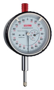 Czujnik zegarowy FM1000 S 1 mm odczyt 0,001 mm z ochroną przeciwudarową KÄFER