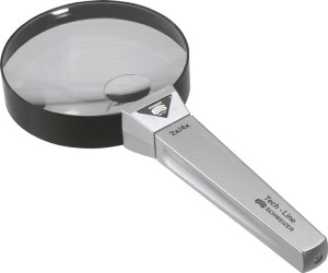 Lupa ręczna Tech-Line powiększenie 2x/4x śred. soczewki 90/20 mm SCHWEIZER