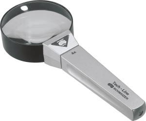 Lupa ręczna Tech-Line powiększenie 4x śred. soczewki 65 mm SCHWEIZER