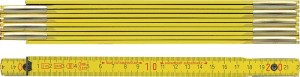 Miara składana długość 2 m, szerokość 16 mm mm/cm EG III buk żółty BMI