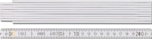 Miara składana 9072 długość 2 m, szerokość 16 mm mm/cm EG III buk biały BMI