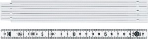 Miara składana 1042 długość 2 m mm/cm EG III tworzywo sztuczne białe BMI