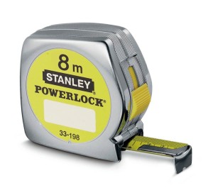 Miara zwijana PowerLock® długość 8 m szerokość 25 mm mm/cm EG II tworzywo sztucz